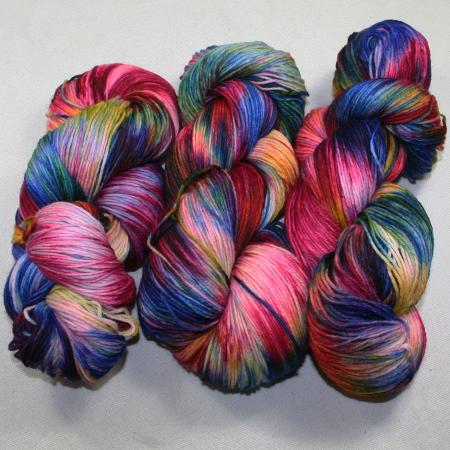Handgefärbte 6 fach Sockenwolle